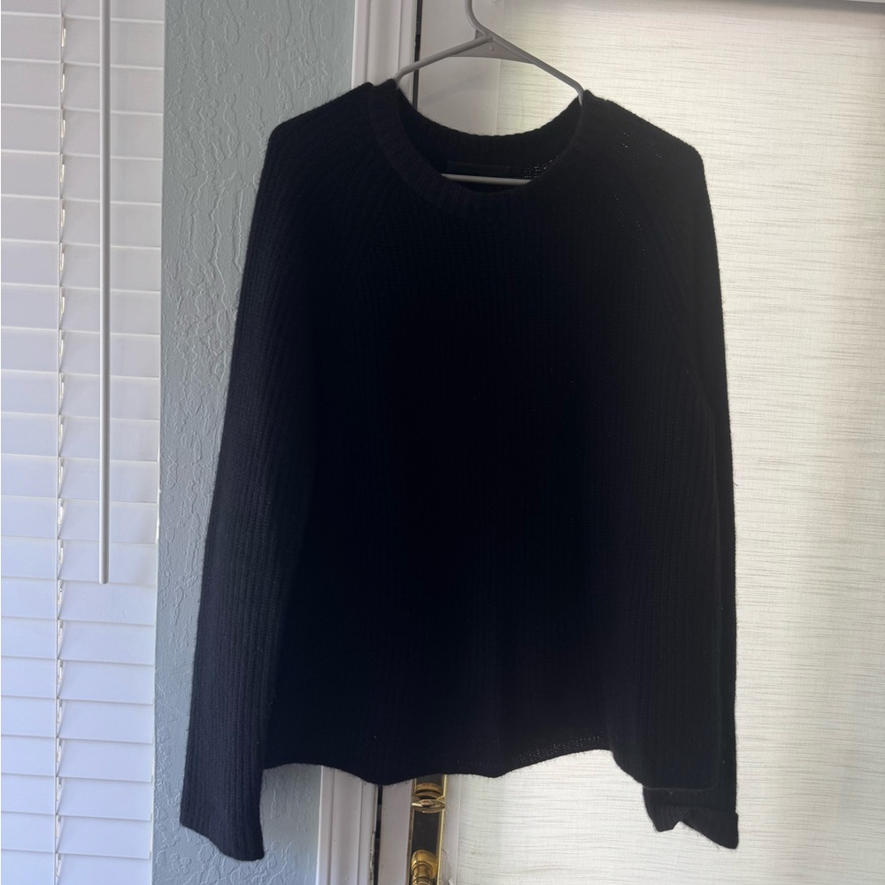 Jenni Kayne Black Cashmere Fisherman Sweater